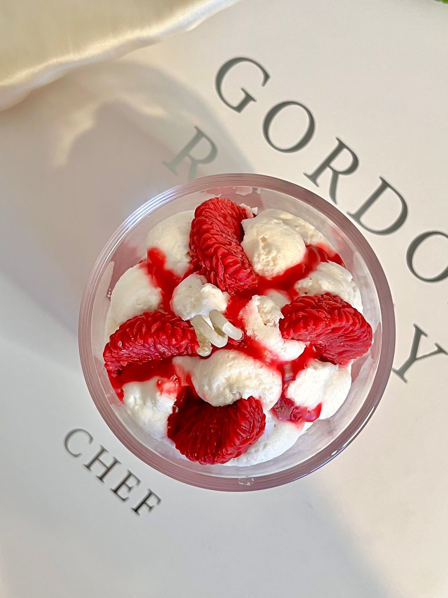 Blood orange & Grapefruit Meringue Candle