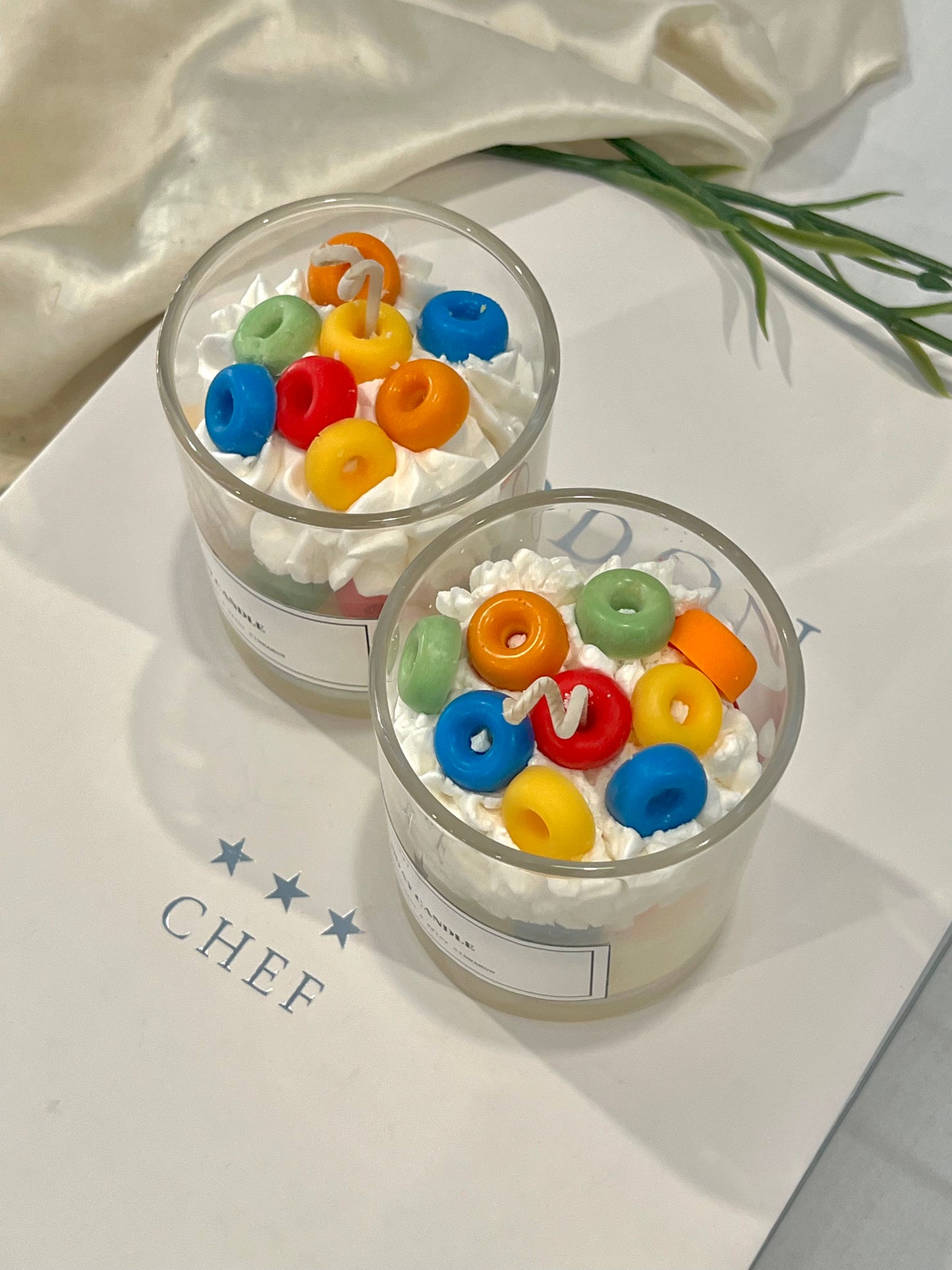 Birthday dessert Candle