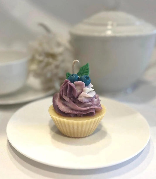 Blueberry Cupcake Candle